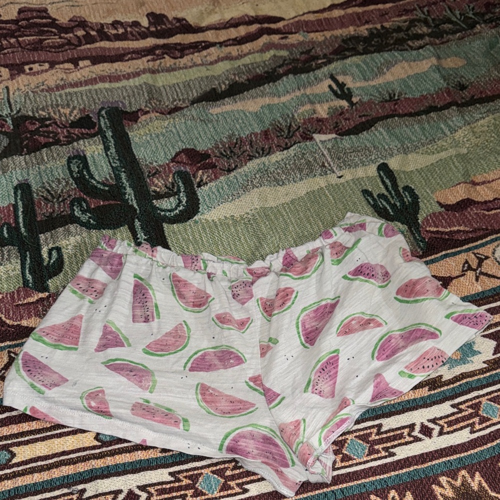 Watermelon Print pj booty short
